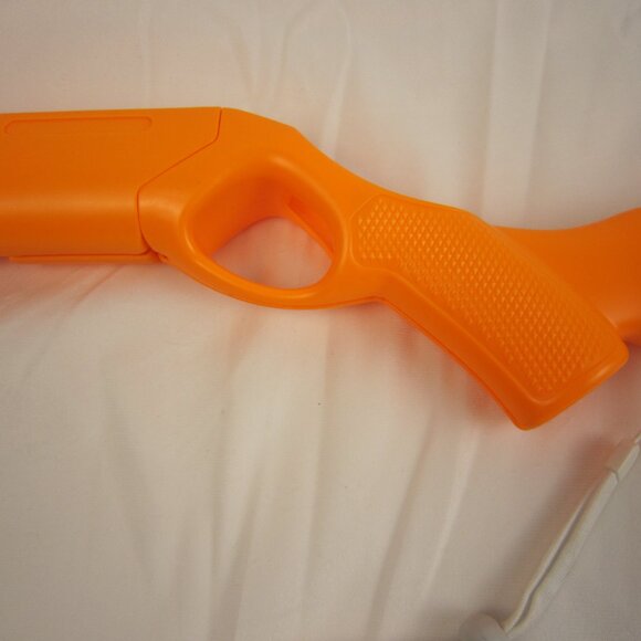 Nintendo Wii TOP Shotgun Gun Rifle Controller Accessory Orange No Logo - Picture 3 of 9